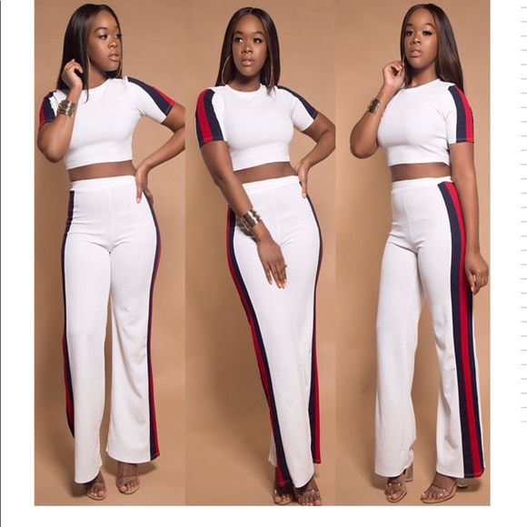 2pc pants/crop top set - Picture 1 of 1